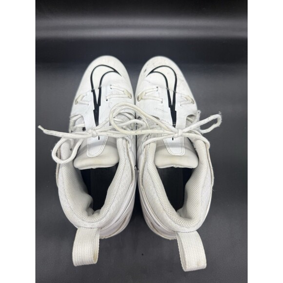 Nike Alpha Menace Pro 3 Football Cleats White Black CT6649-109 Mens Size 12 EUC - Picture 5 of 7